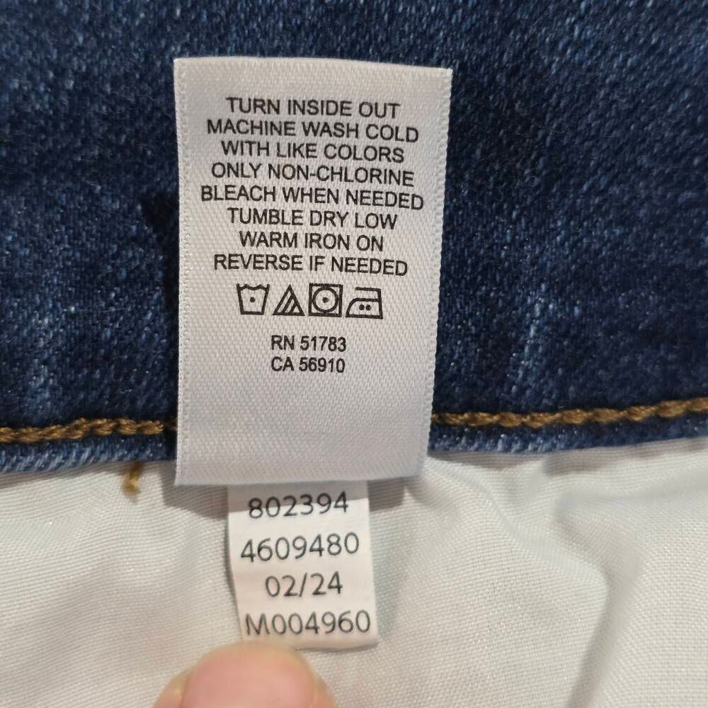 M Jeans by Maurices 22W Curvy High Rise Slim Straight Ankle - Picture 7 of 10